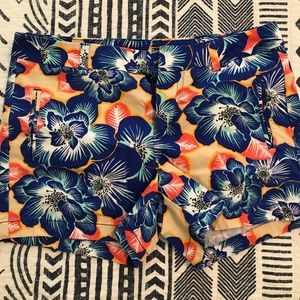 Multicolor flower shorts